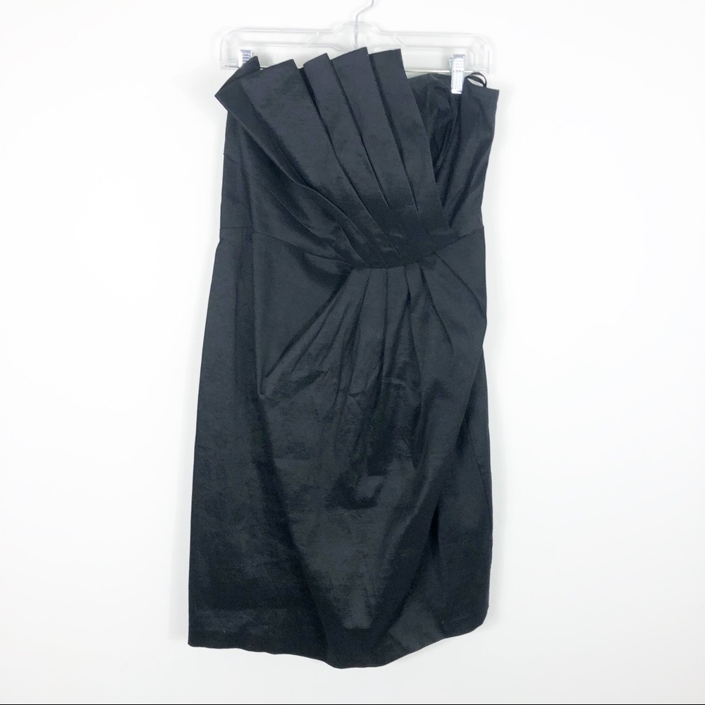 Torrid Black Cocktail Dress Fan Fold Neckline 16